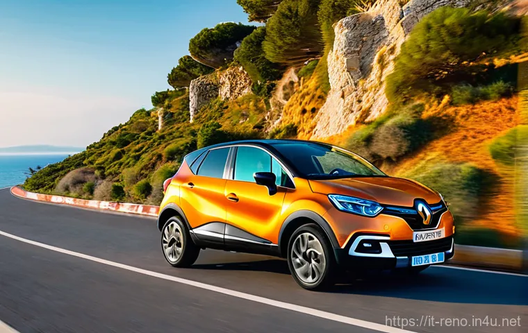 르노 캡처의 소모품 교체 주기 - **Prompt 2: Fresh Air, Clear Journeys**
    "A serene and refreshing scene inside a Renault Captur. ...