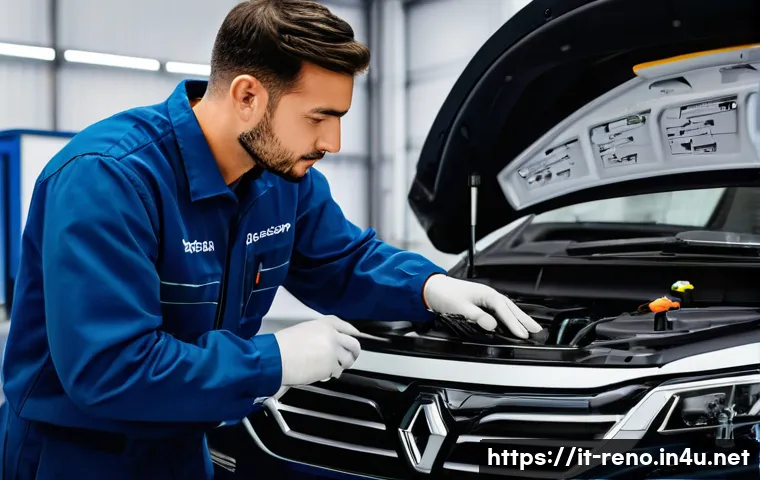 르노 아르카나의 유지보수 팁 - **Prompt 1: The Expert Mechanic's Preventive Check-up**
"A highly detailed and realistic image o...