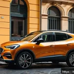 Home 20 르노 삼성 XM3의 가격표 - A sleek and modern compact SUV parked on a vibrant urban street in Italy during daylight, showcasing...